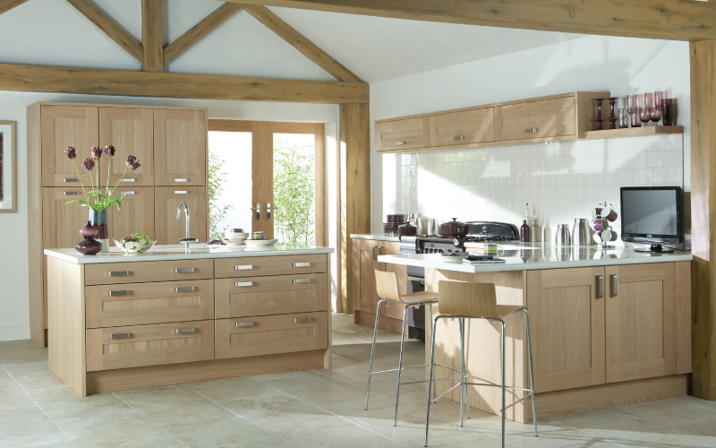 Burbidge Lansdowne Washed Oak Kitchen